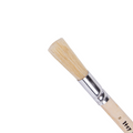 Stencil Brush Bristle Hair Wooden Handle Size.0 1 Pc