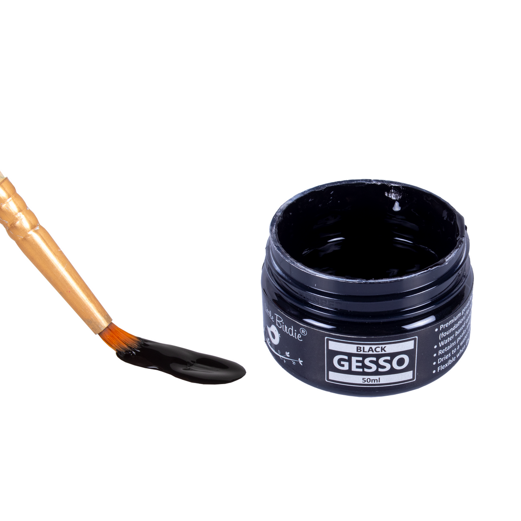 Acrylic Gesso Black 50ml Bottle