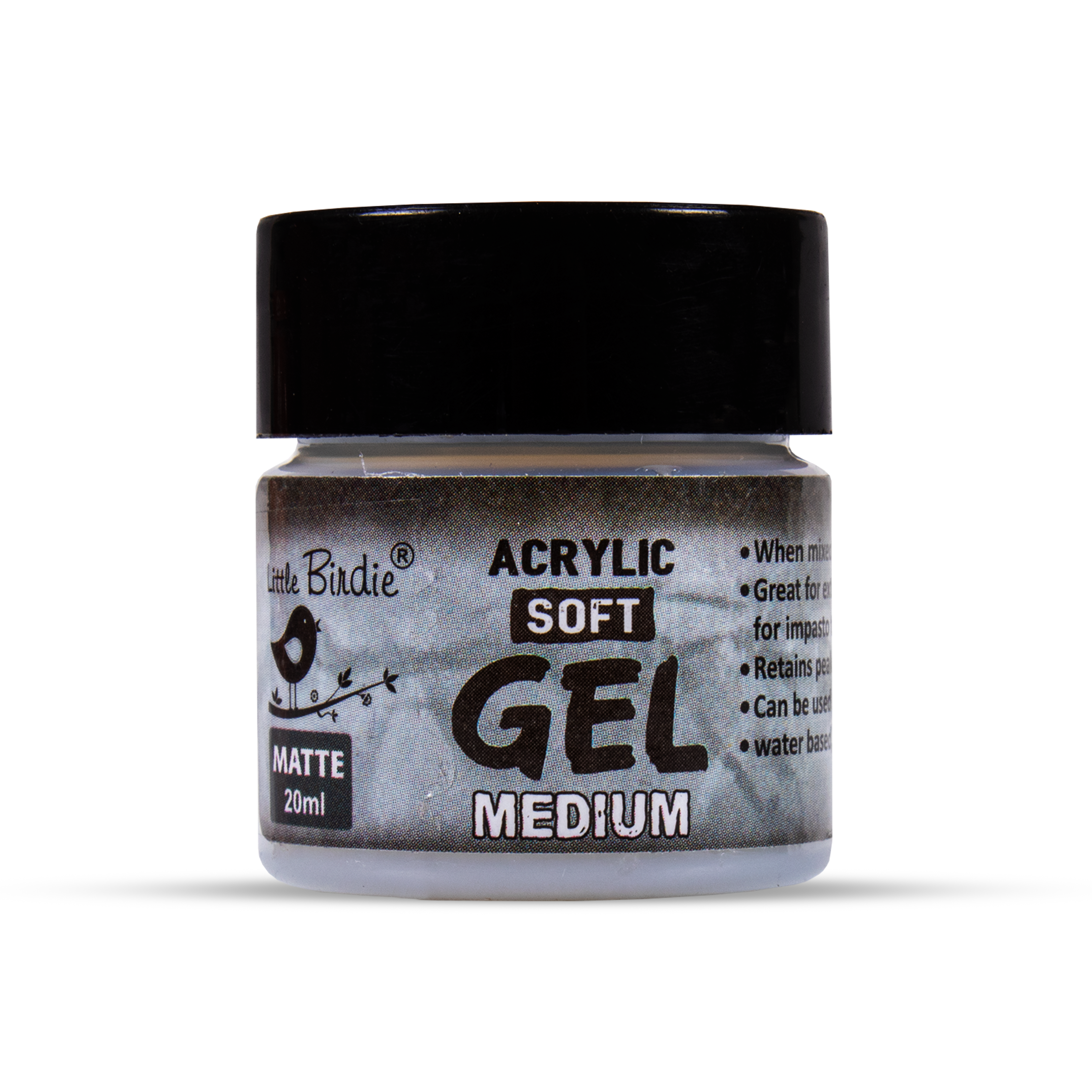 Acrylic Soft Gel Medium Matte 20ml Bottle