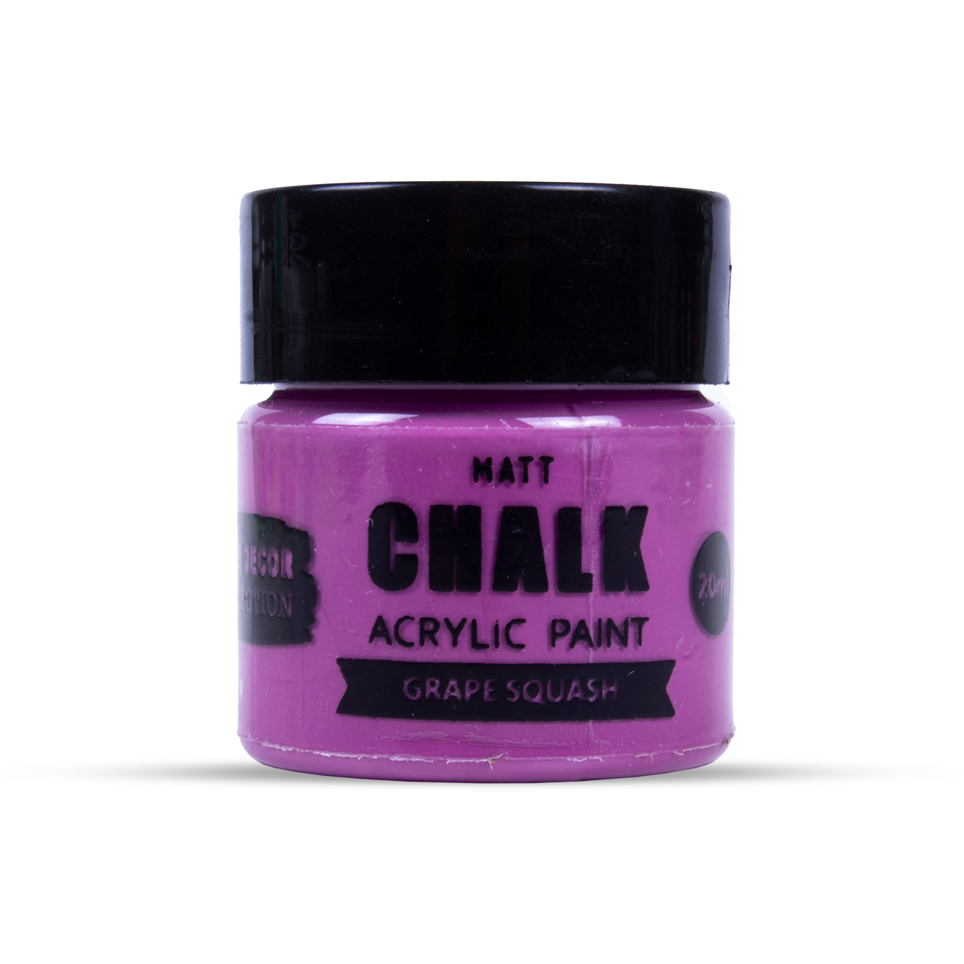 Home Decor Chalk Paint Grape Squash 20ml Bottle