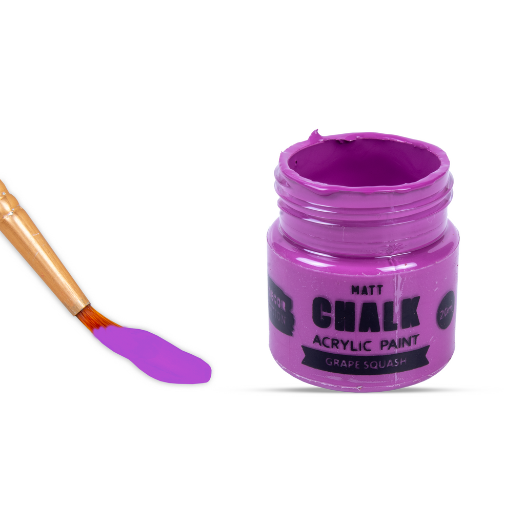 Home Decor Chalk Paint Grape Squash 20ml Bottle
