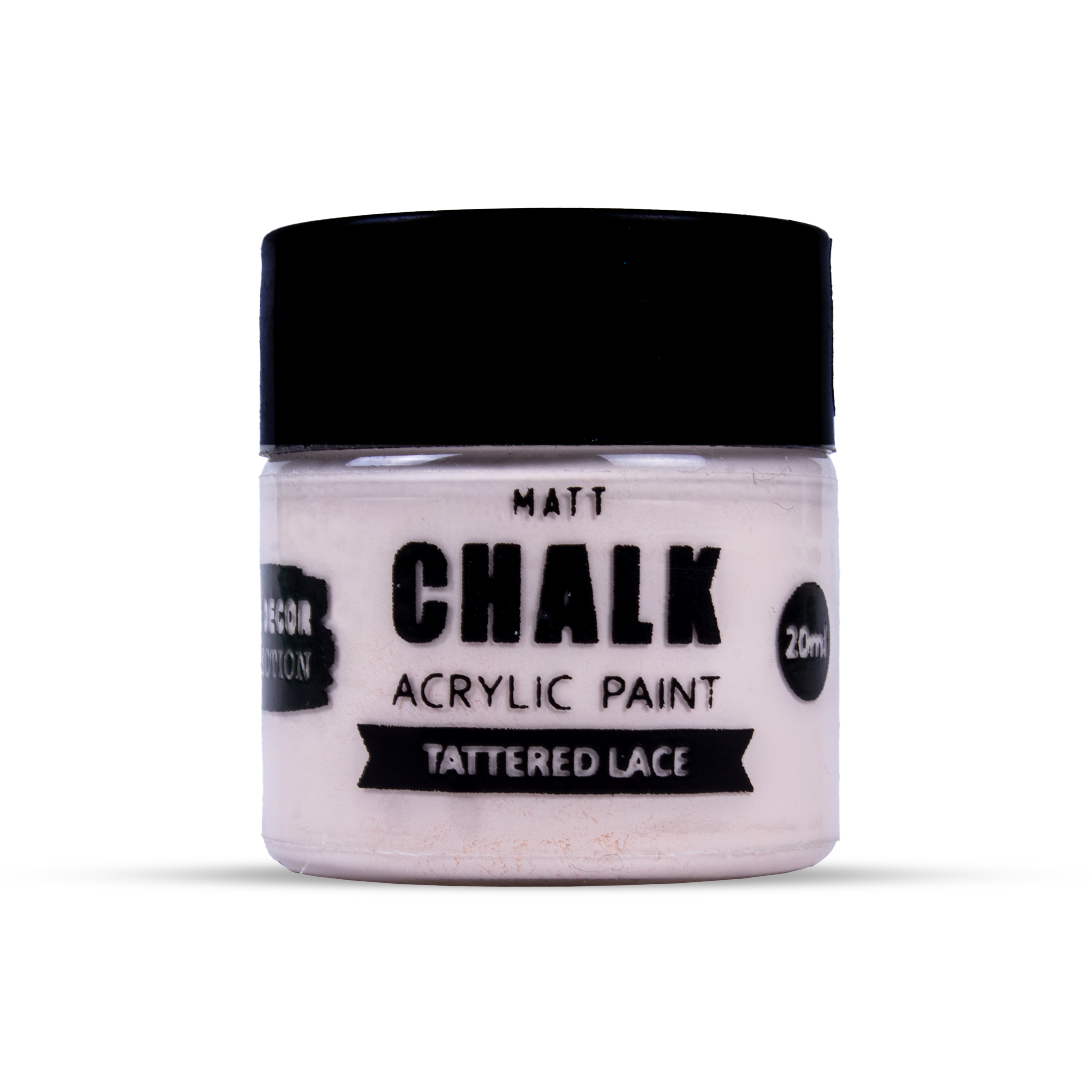 Home Decor Chalk Paint Tattered Lace 20ml Bottle