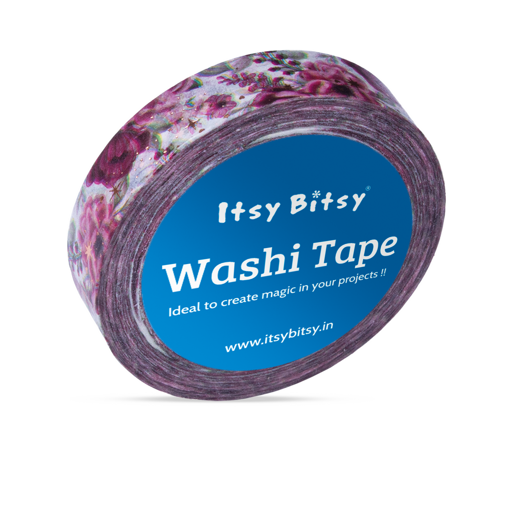 Washi Tape Floral Blend 10Mmx10Mtr 1Pc