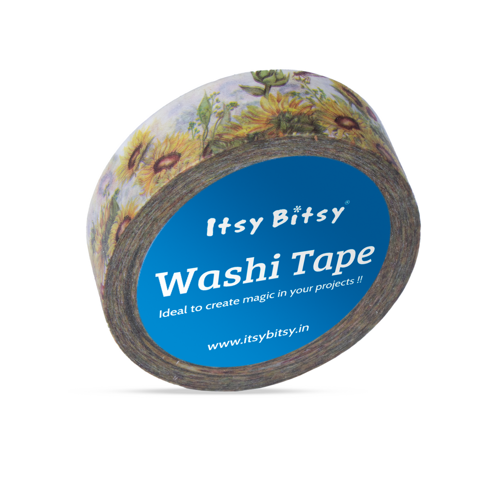 Washi Tape Sunflower Delight 15Mmx10Mtr 1Pc