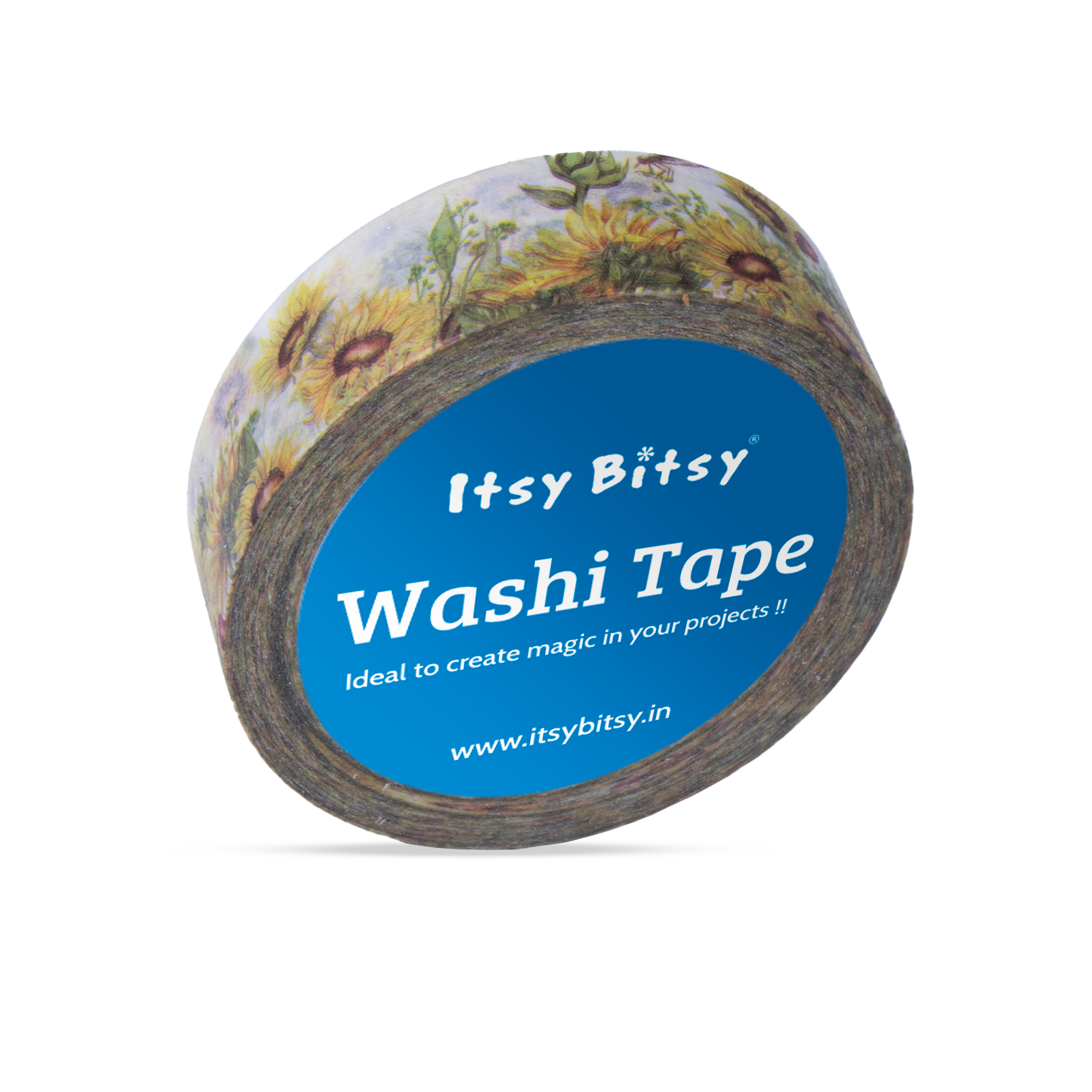 Washi Tape Sunflower Delight 15Mmx10Mtr 1Pc
