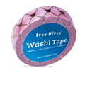 Washi Tape Heart Grid 10Mmx10Mtr 1Pc