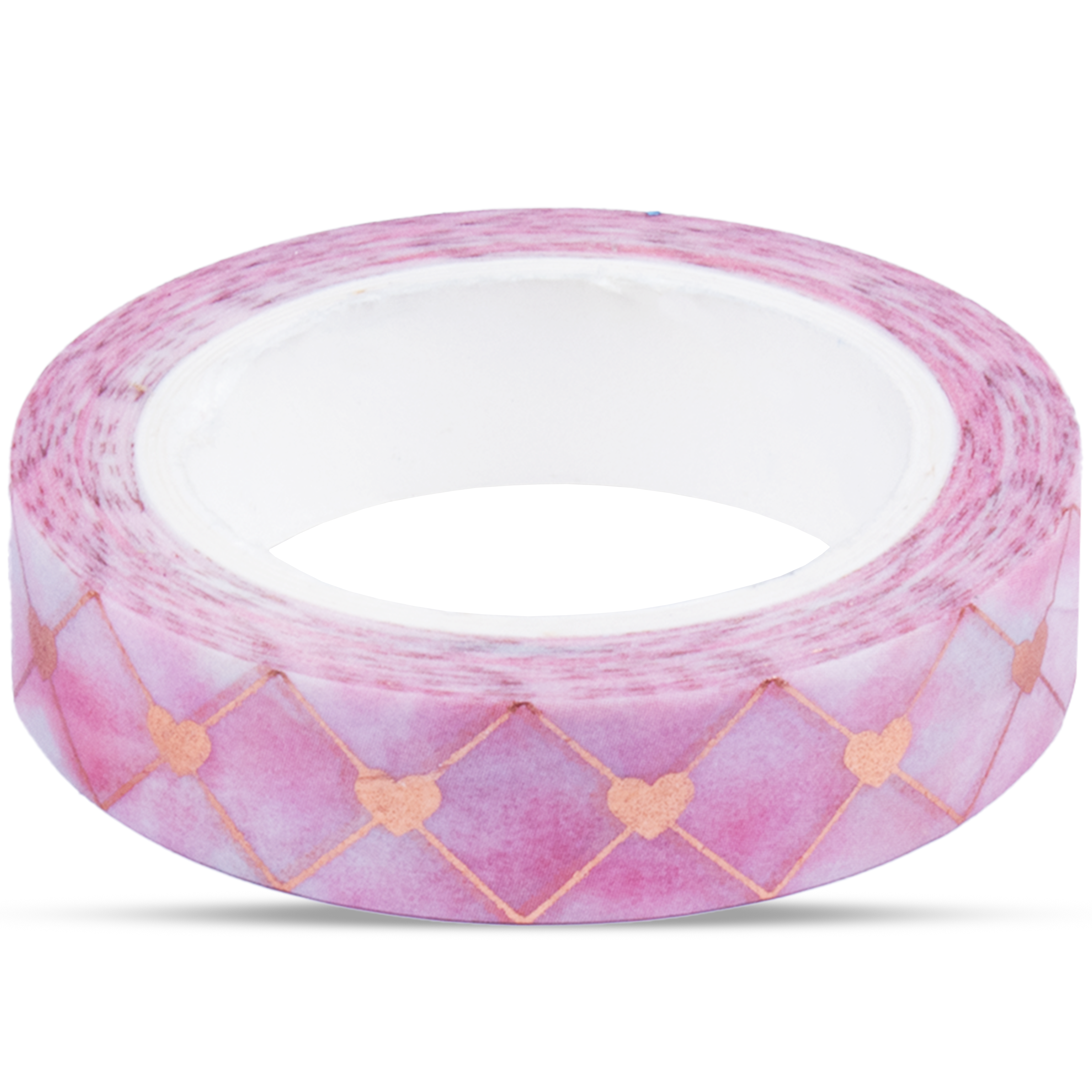 Washi Tape Heart Grid 10Mmx10Mtr 1Pc
