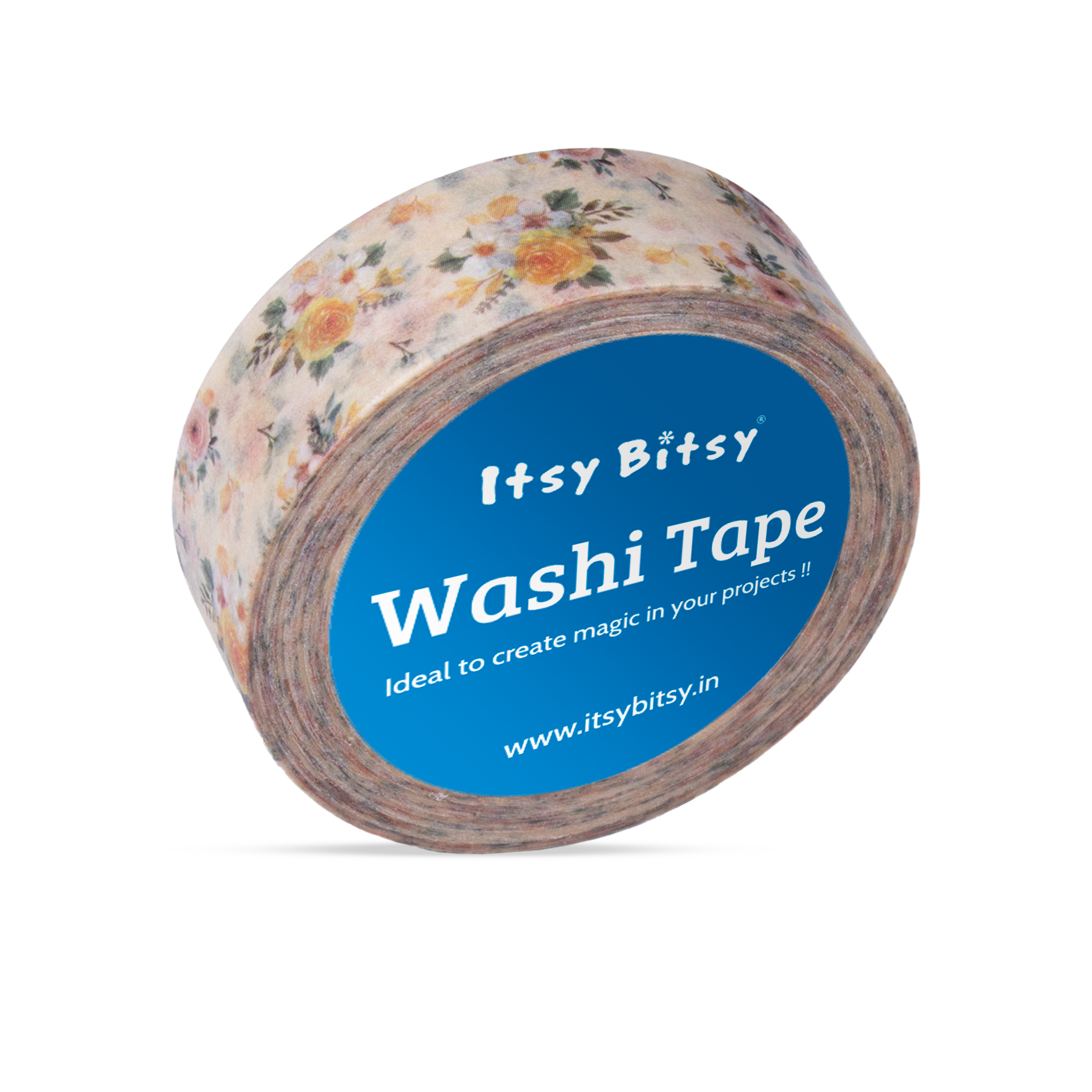 Washi Tape Rosy Bouquet 15Mmx10Mtr 1Pc