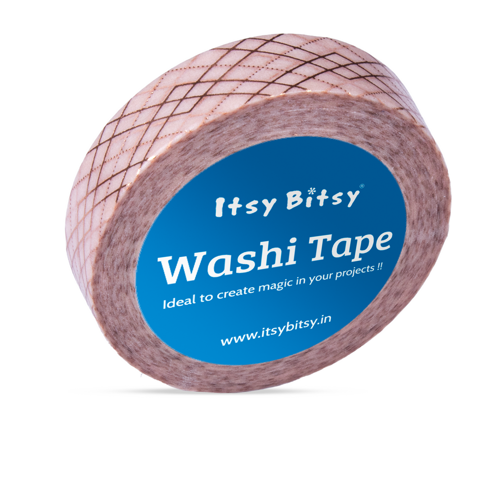 Washi Tape Metallic Net 10Mmx10Mtr 1Pc
