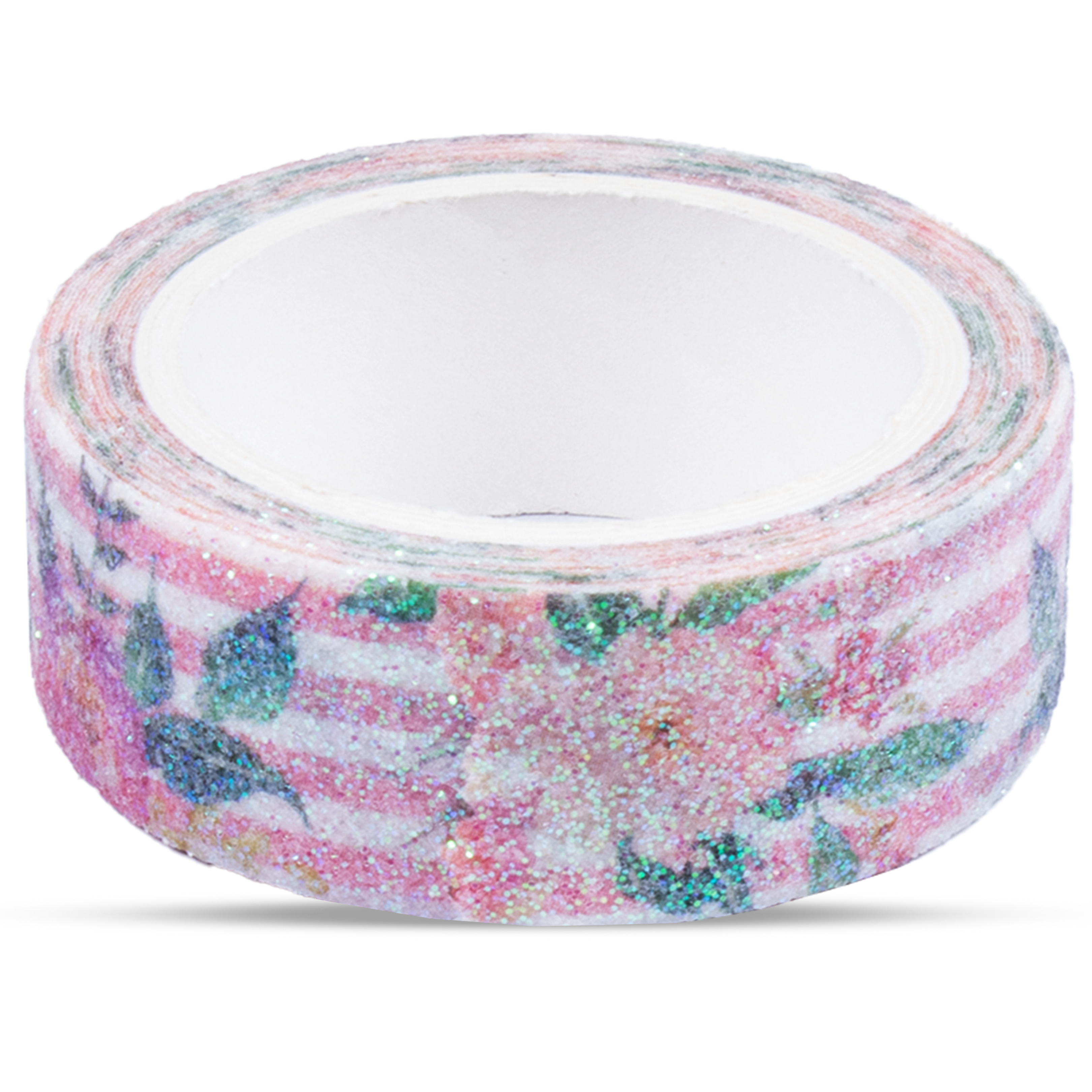 Washi Tape Glitter Sparkly Blossom 15Mmx3Mtr 1Pc