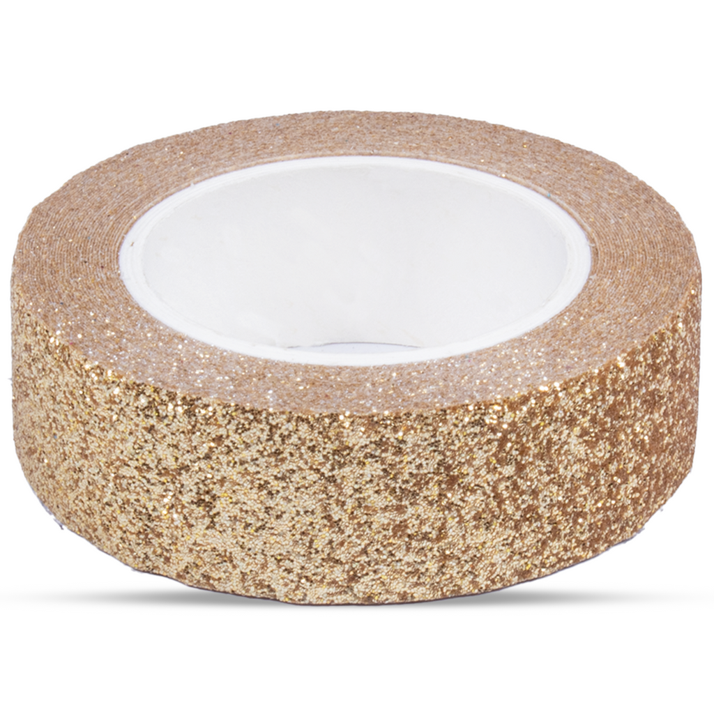 Washi Tape Glitter Rich Gold 15Mmx5Mtr 1Pc