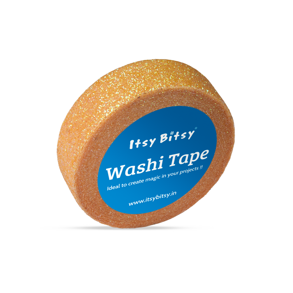 Washi Tape Golden Yellow 15Mmx5Mtr 1Pc