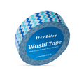 Washi Tape Aqua Chevron 15Mmx10Mtr 1Pc