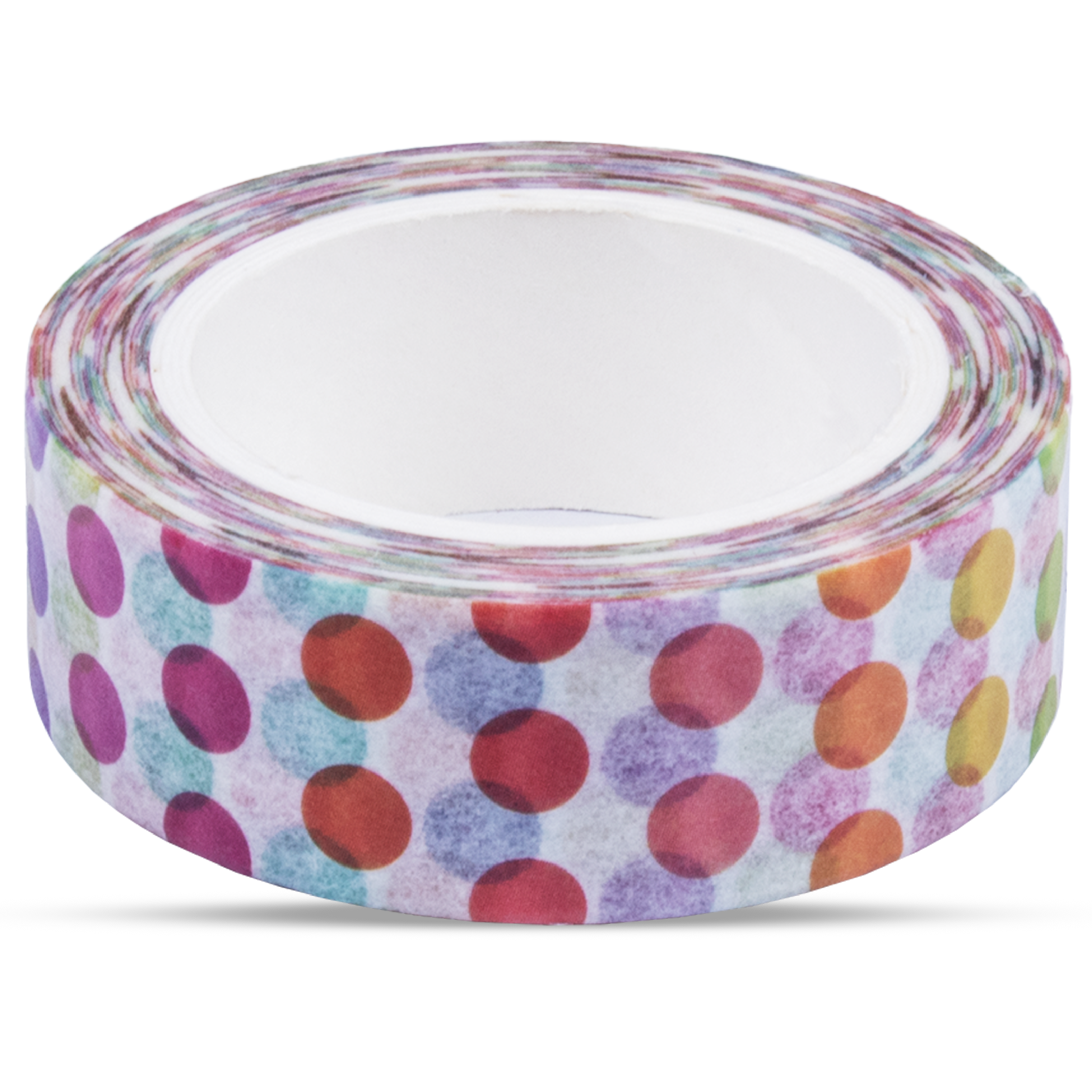 Washi Tape Rainbow Polka 15Mmx10Mtr 1Pc
