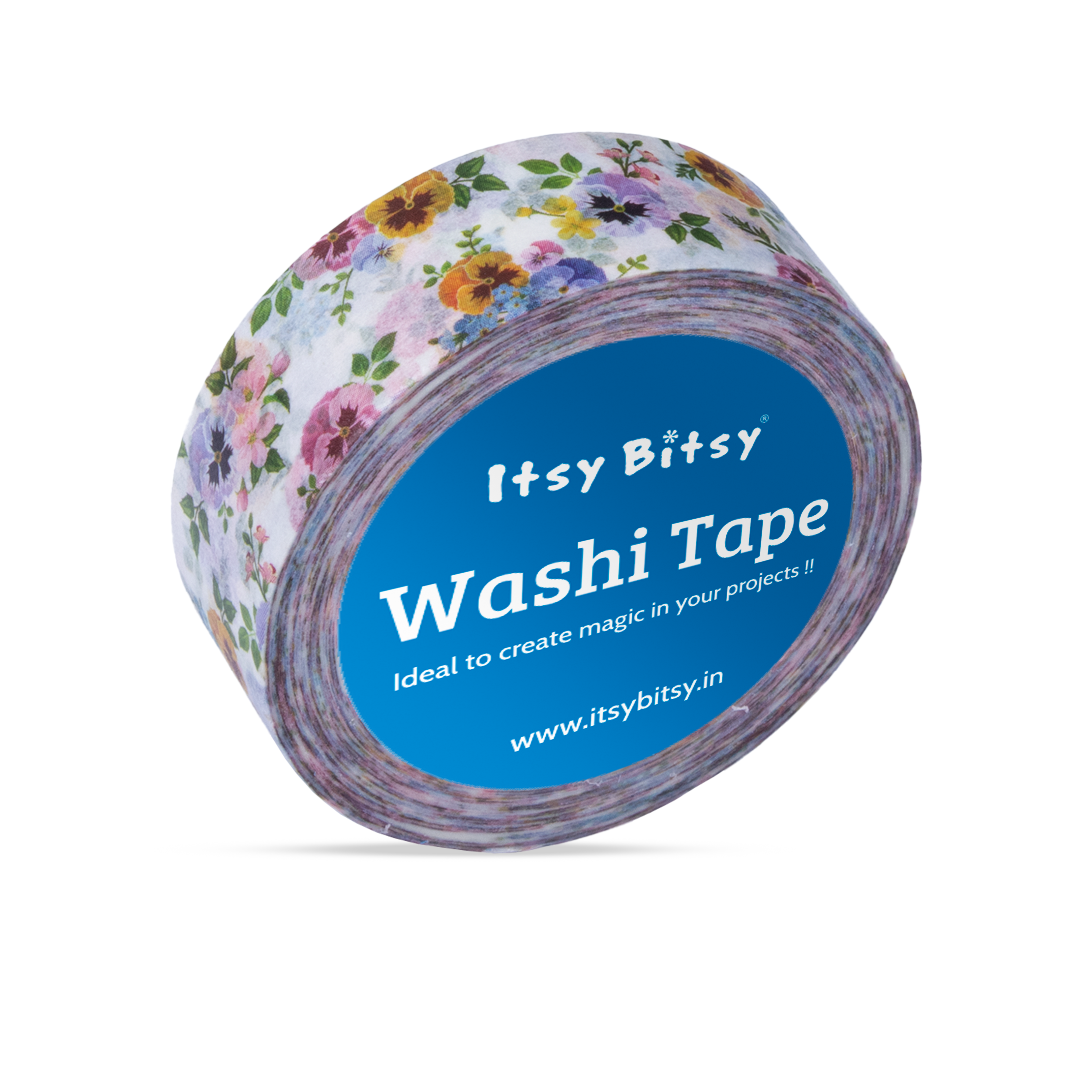 Washi Tape Pansy Bloom 15Mmx10Mtr 1Pc