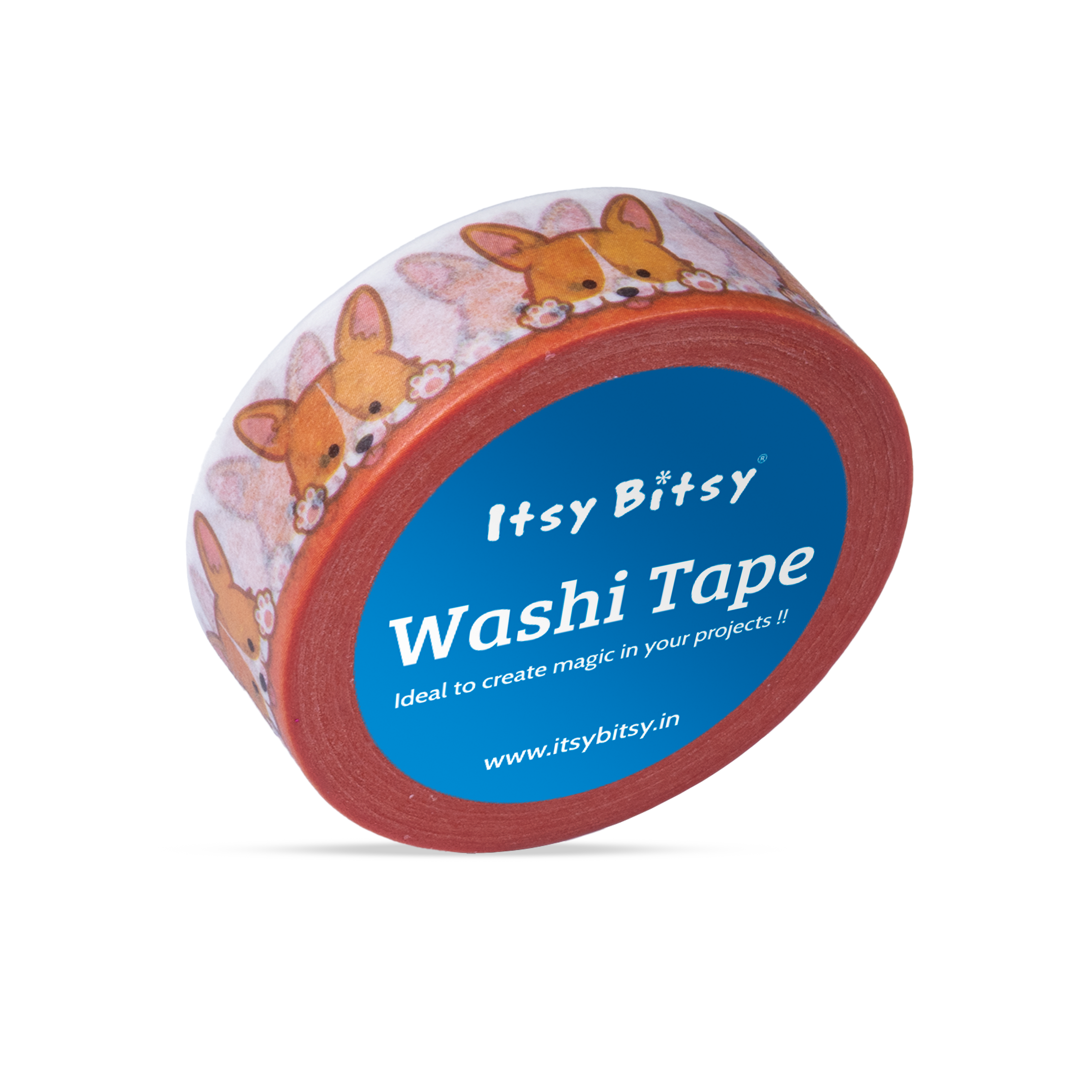 Washi Tape Welsh Corgi 15Mmx10Mtr 1Pc