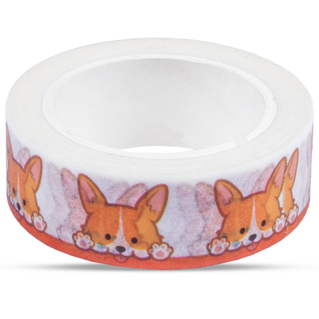 Washi Tape Welsh Corgi 15Mmx10Mtr 1Pc