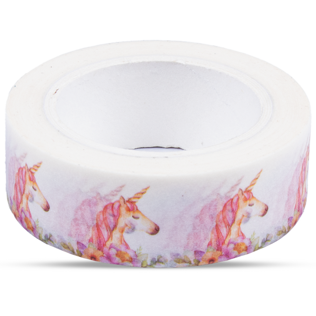 Washi Tape Unicorn Charm 15Mmx10Mtr 1Pc