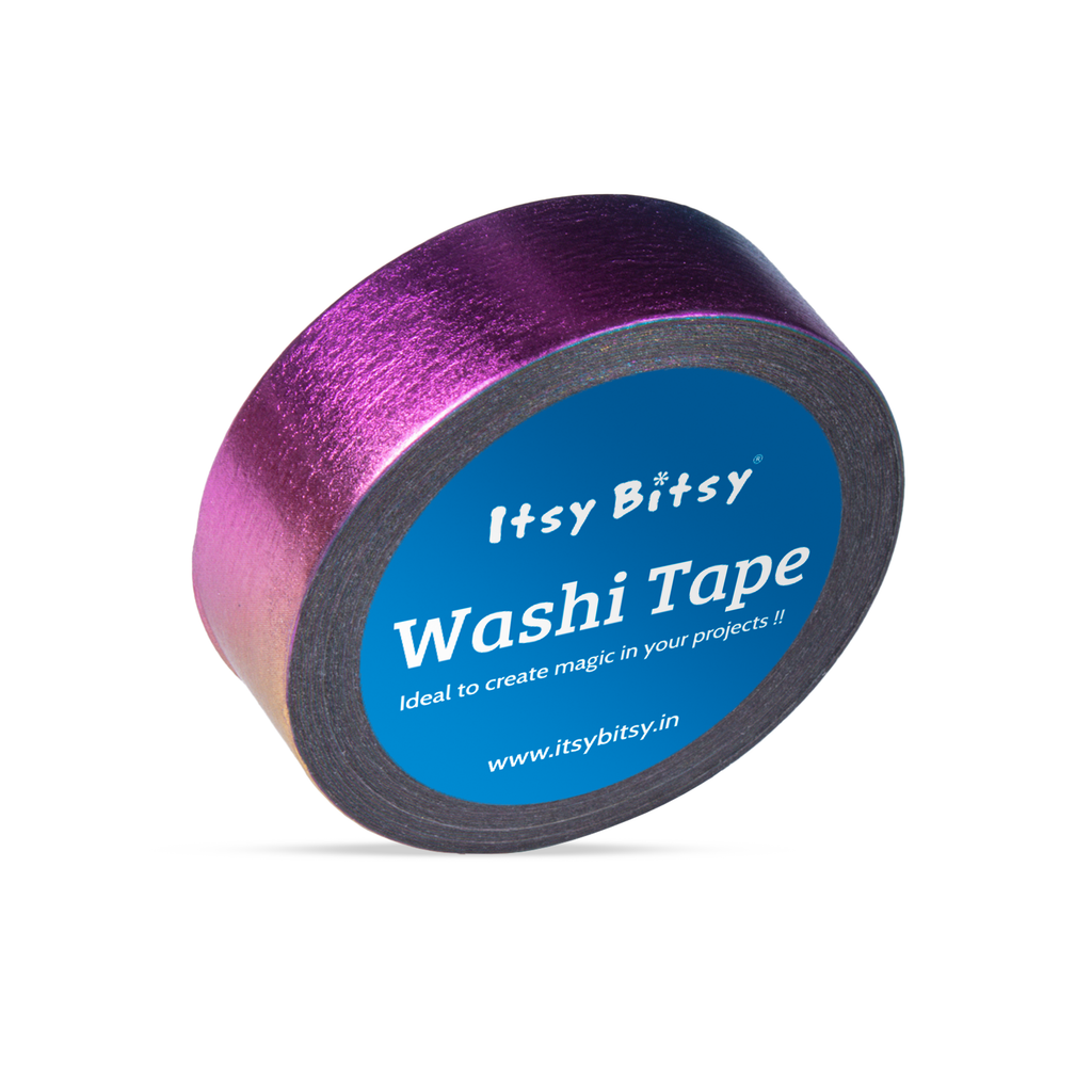 Washi Tape Rainbow Shimmer 15Mmx10Mtr 1Pc