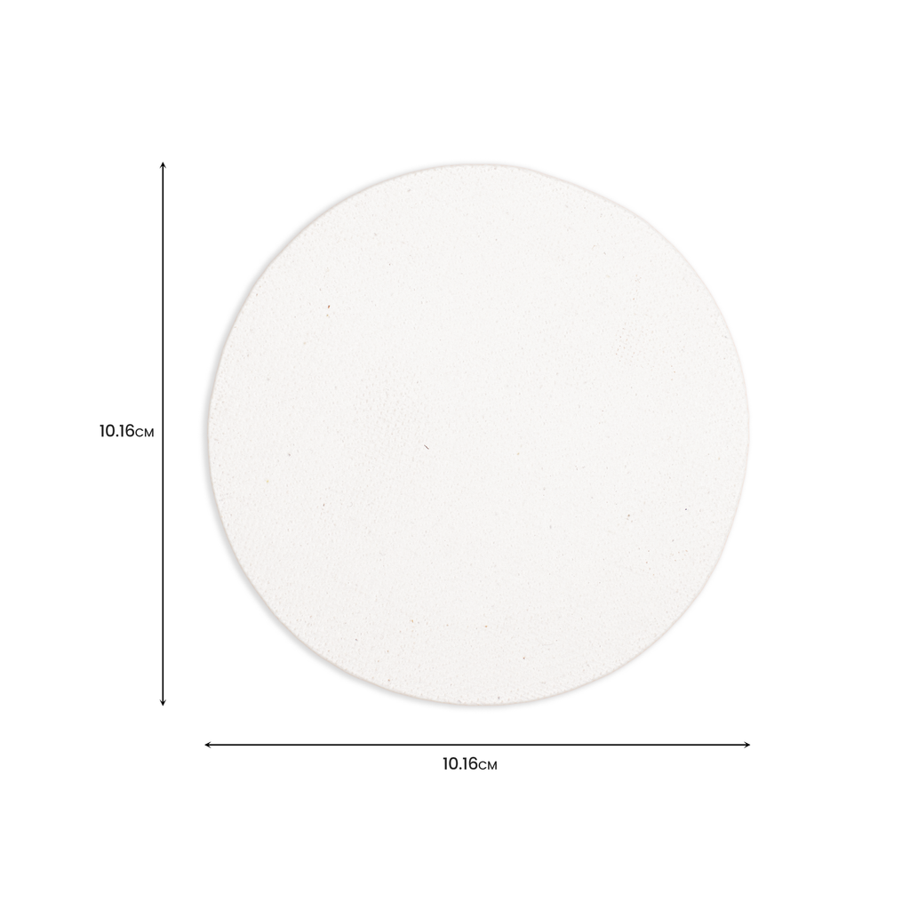 Stretched Canvas Round 11mm 4Inch Dia 1pc
