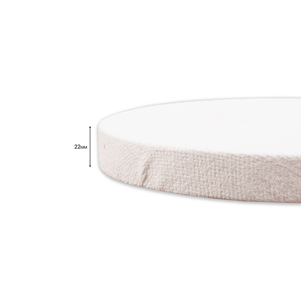 Stretched Canvas Round 11mm 4Inch Dia 1pc