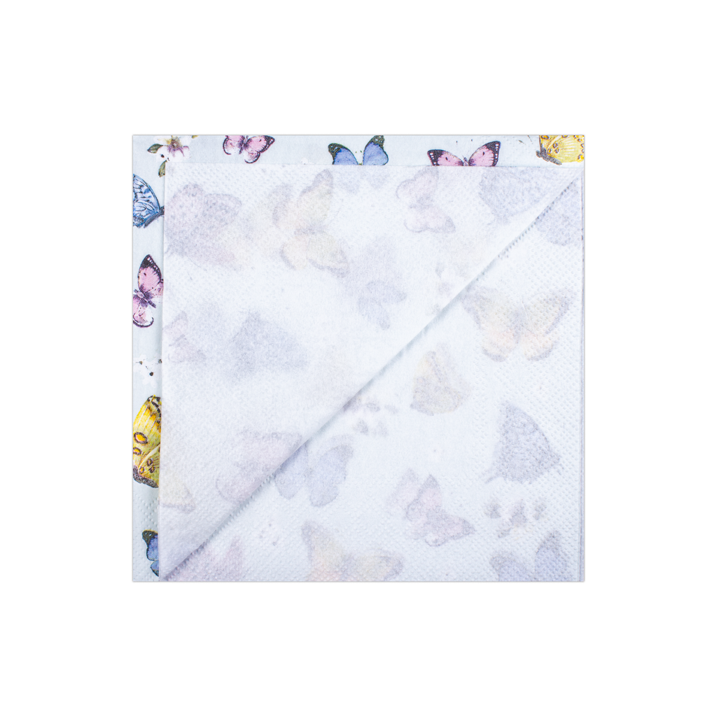 Decoupage Napkin Butterfly Vista 13in x 13in 3 Ply 1pc