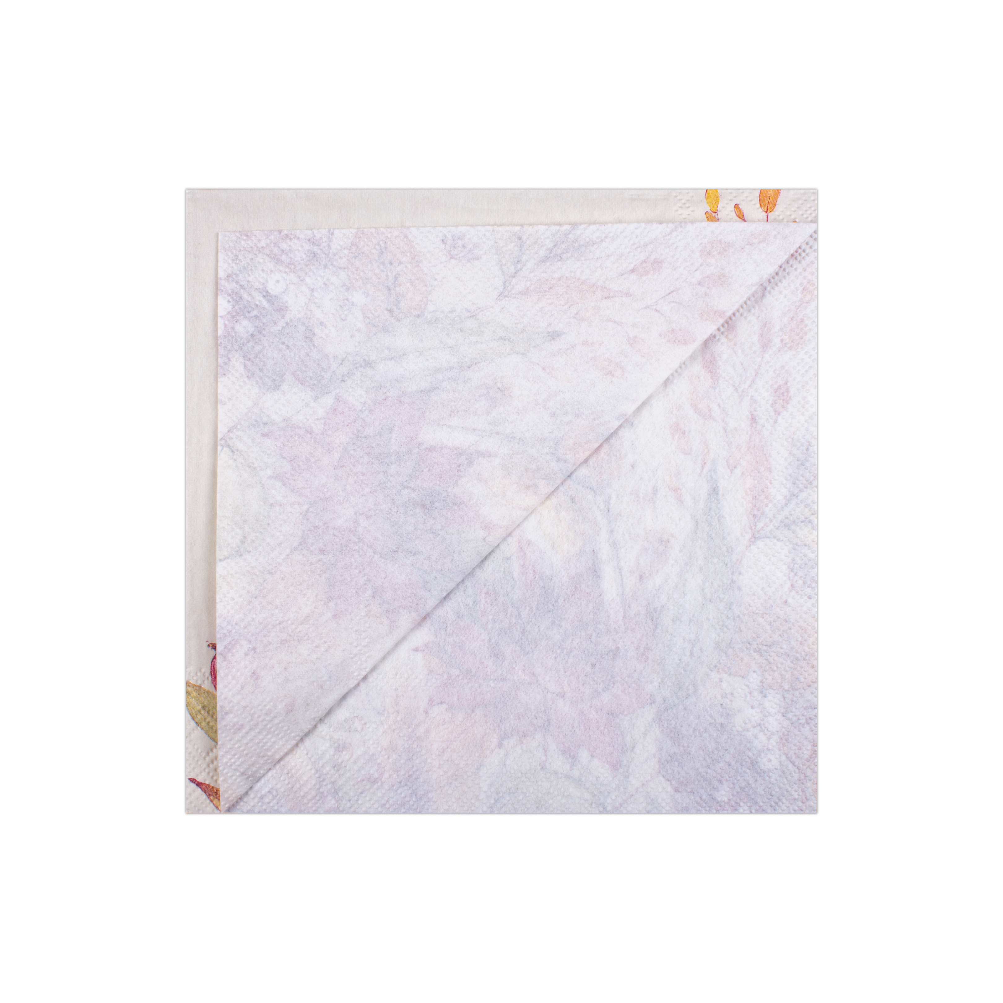Decoupage Napkin Lily Poppy - Cream 13in X 13in 3 Ply 1pc
