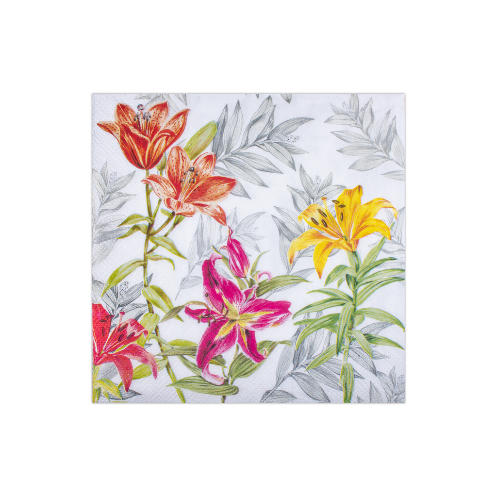 Decoupage Napkin Lily Valley 13in X 13in 3 Ply 1pc