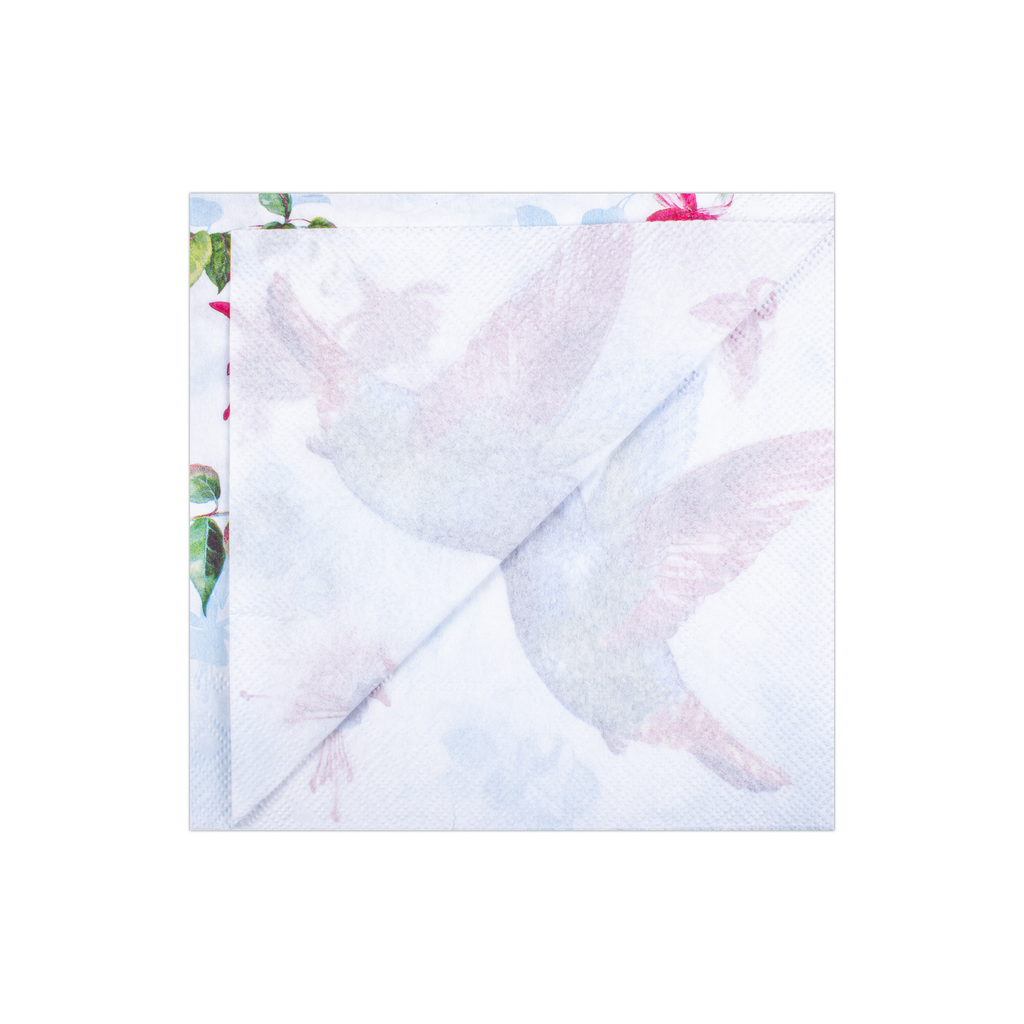 Decoupage Napkin Hummingbird Fuchsia 13 X 13inch 3 Ply 1pc