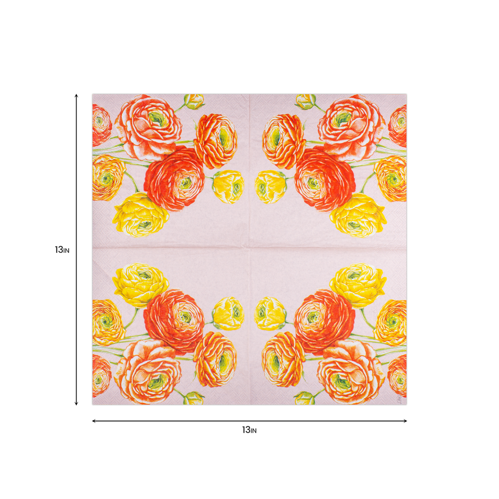 Decoupage Napkin Buttercup Bouquet 13in X 13in 3 Ply 1pc