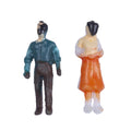 Miniature Human Figurine - Assorted Colours - H13mm - 2pc