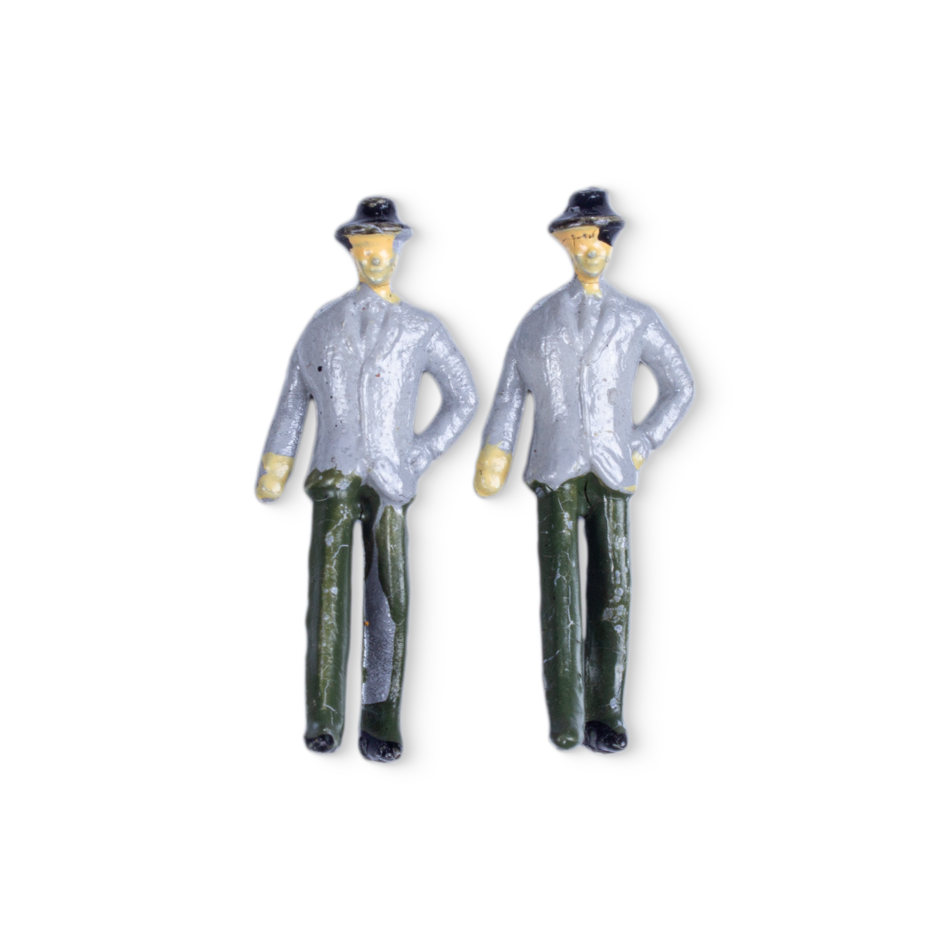 Miniature Human Figurine Assorted Colours H25mm 2pc