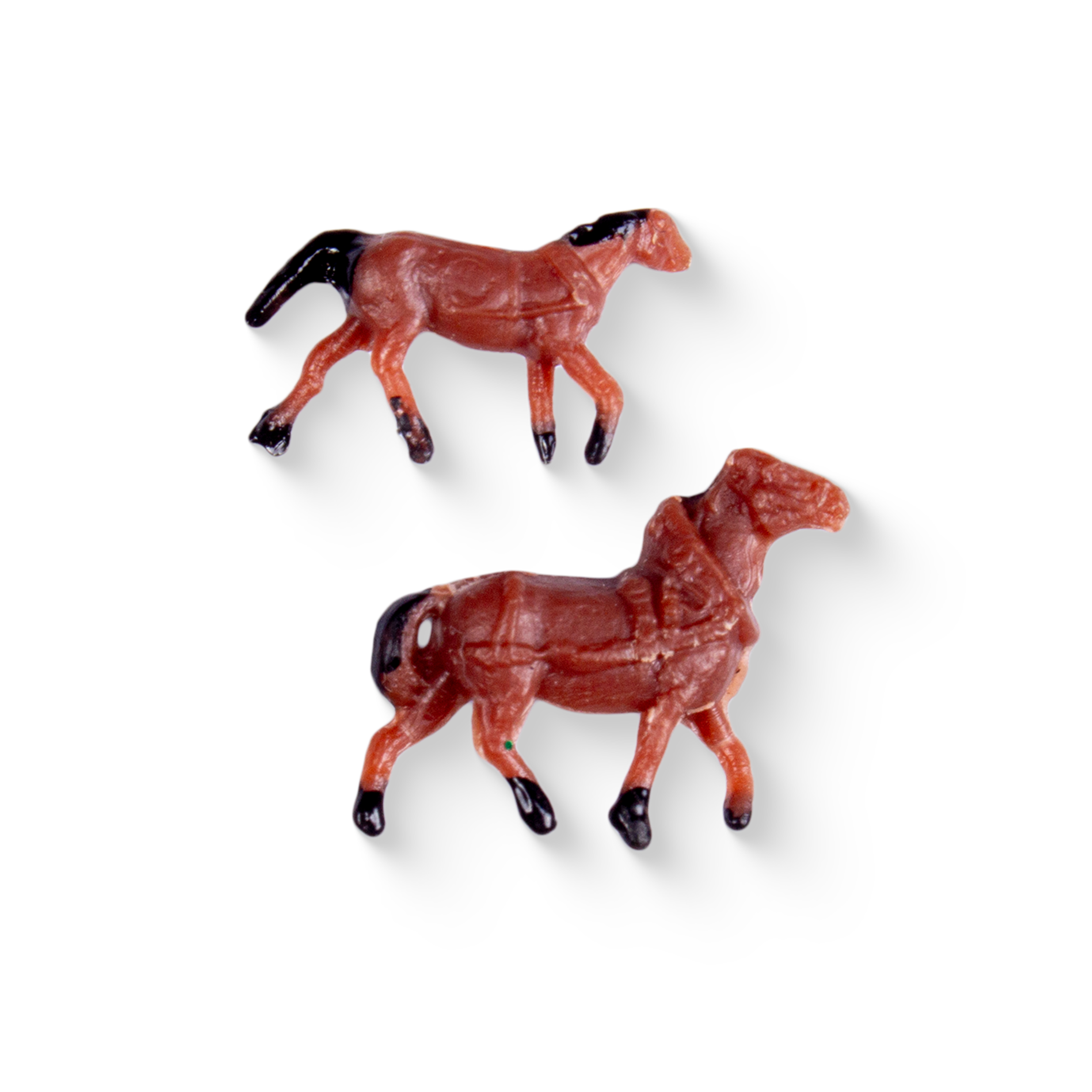 Miniature Horse Figurine Assorted Colours H13mm 2pc