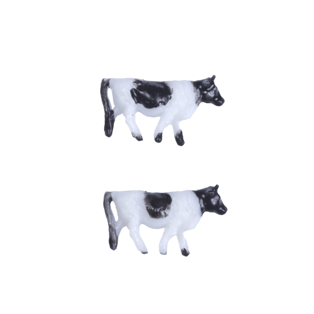 Miniature Cow Figurine Assorted Colours H7mm 2pc