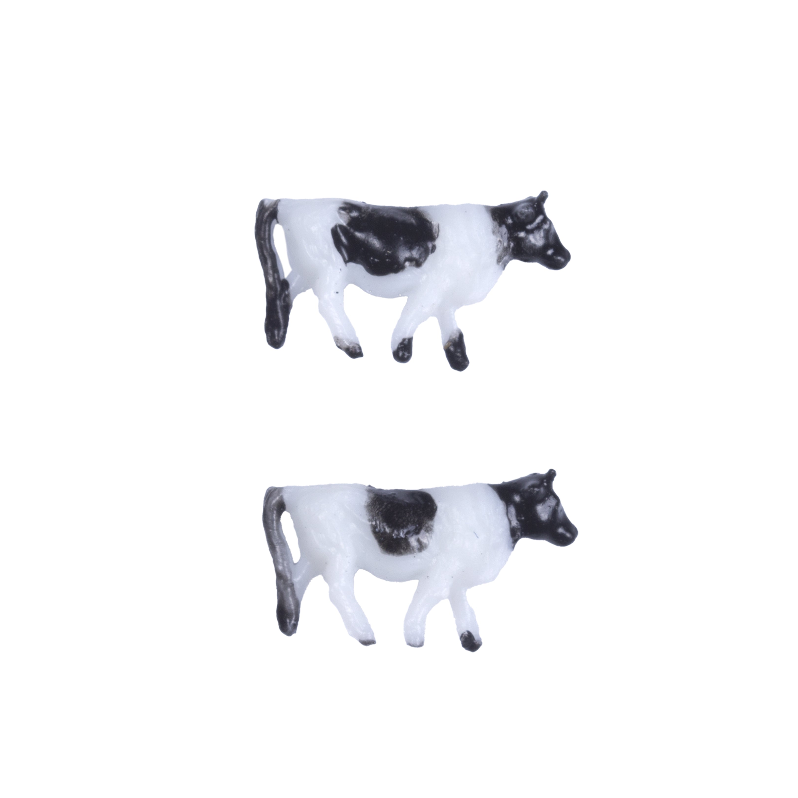 Miniature Cow Figurine Assorted Colours H7mm 2pc