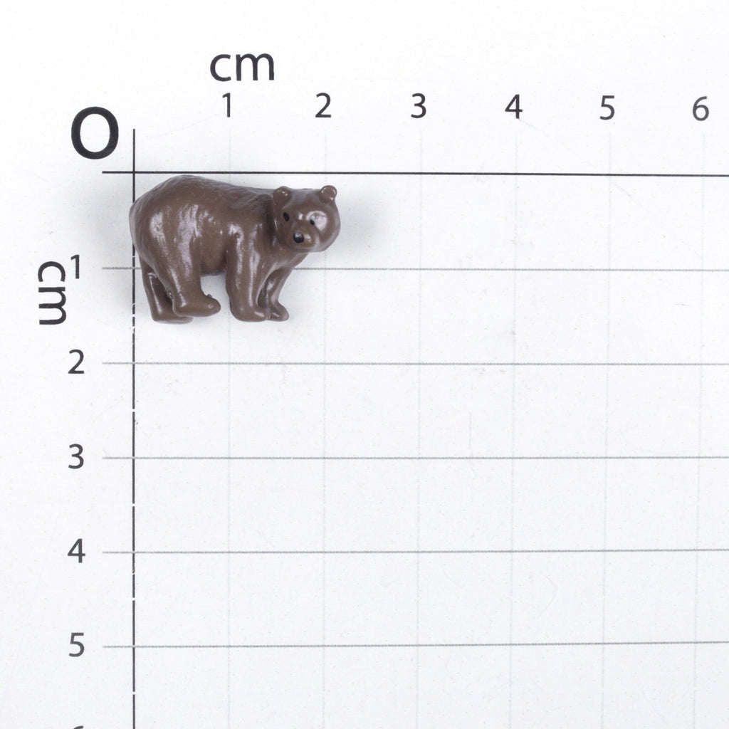 Miniature Bear Dark Brown L21 X H15mm 1pc
