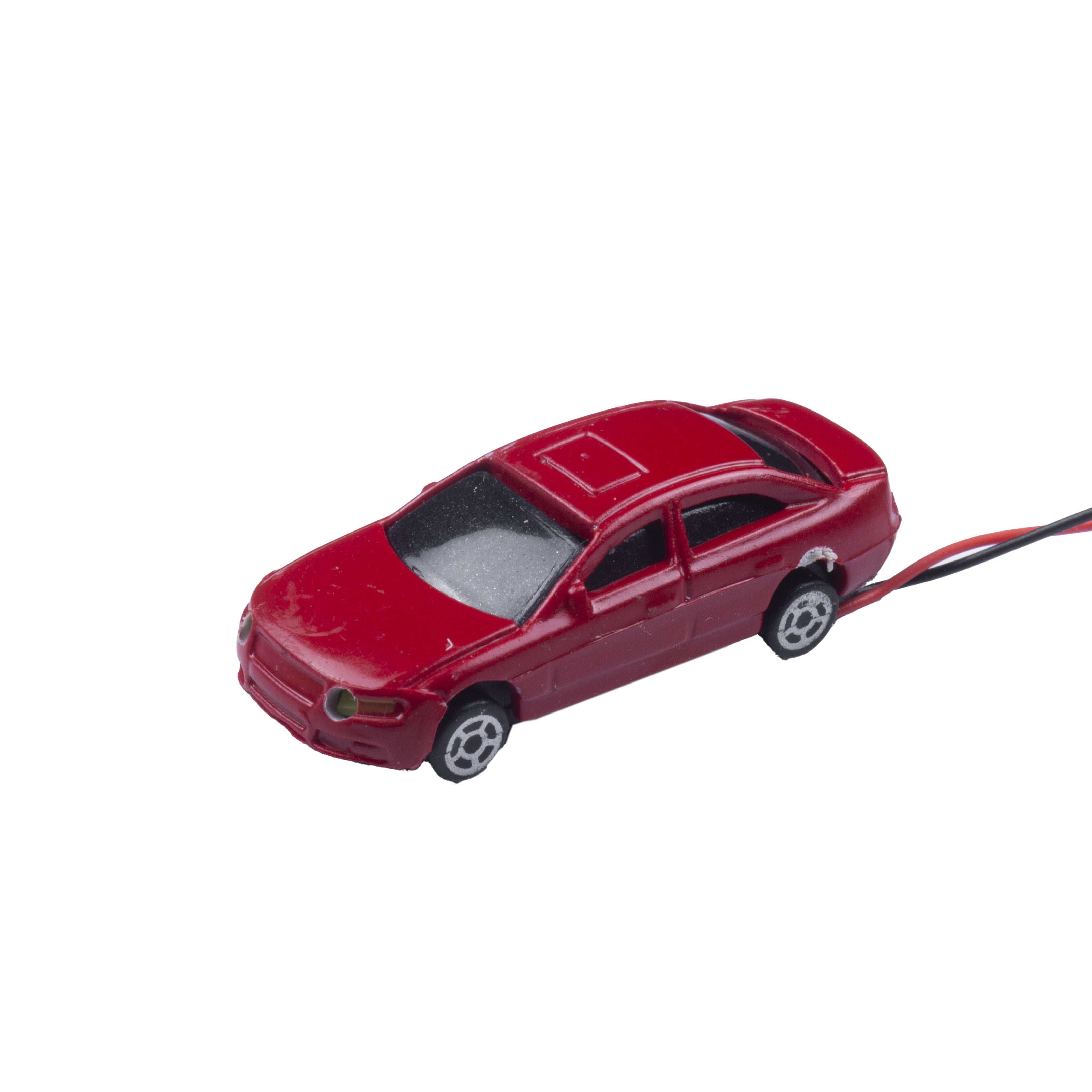 Miniature Car With LED Light Assorted Colours L34 X W12mm 1pc