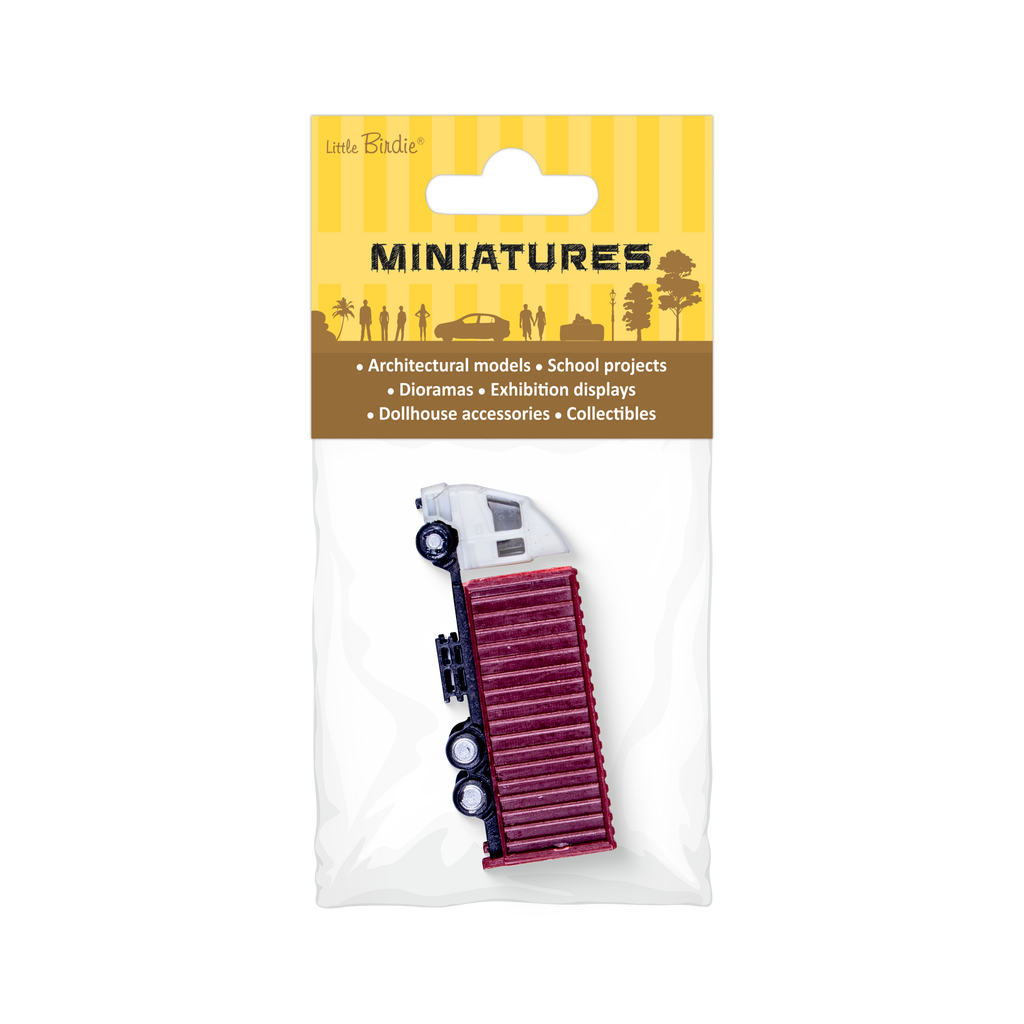 Miniature Truck Assorted Colours L53 X W16 X H20mm1pc