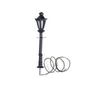 Miniature Antique LED Lamp Post White 3V H40mm 1pc