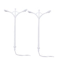 Miniature Illuminated Street Light Double Side 6V H100mm 2pc