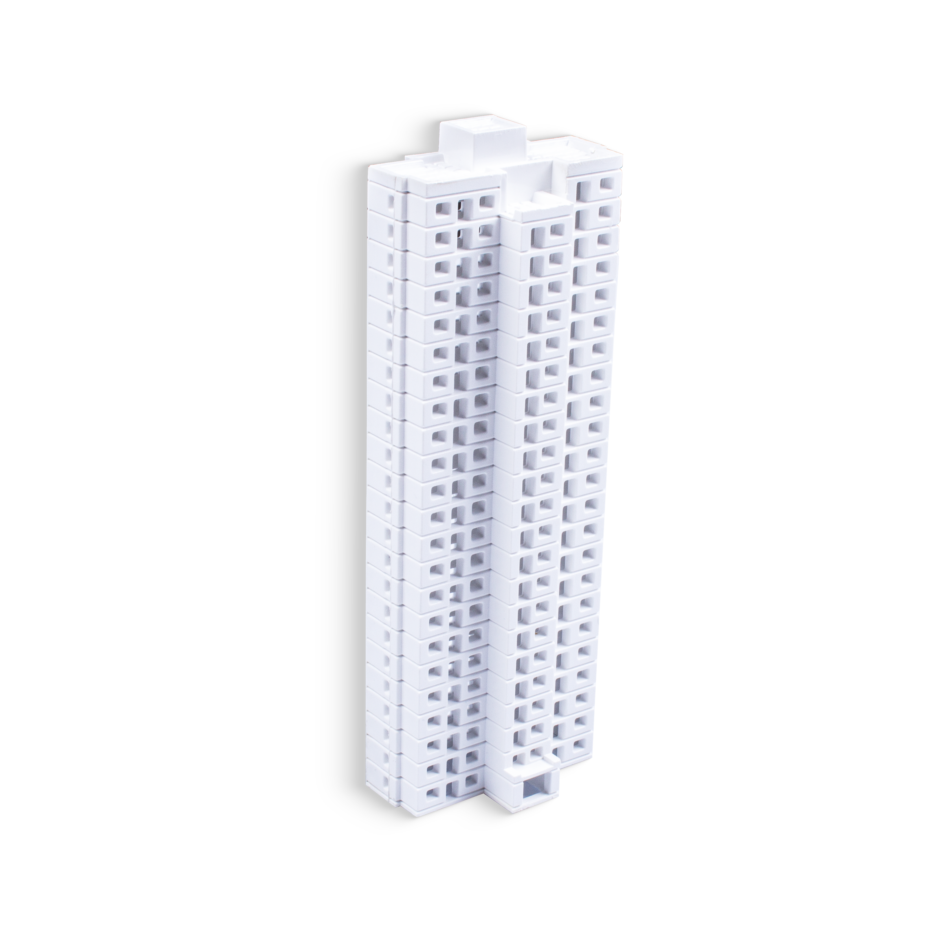Miniature Multi Storey Building 23 Floors L35 X W18 X H95mm1pc
