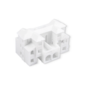 Miniature Villa 3 Floors White L40 X W26 XH25mm1pc