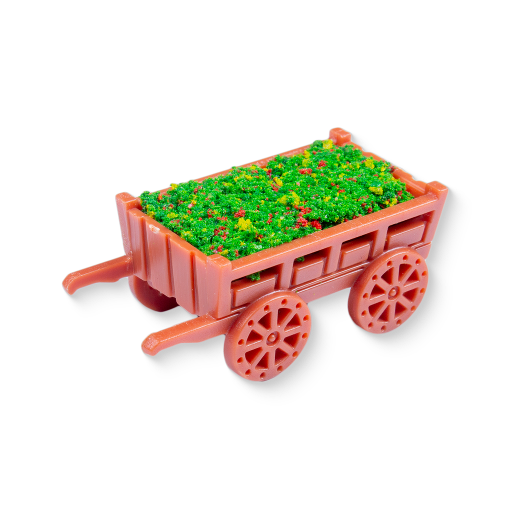 Miniature Push Cart L35 X W20 X H20mm 1pc