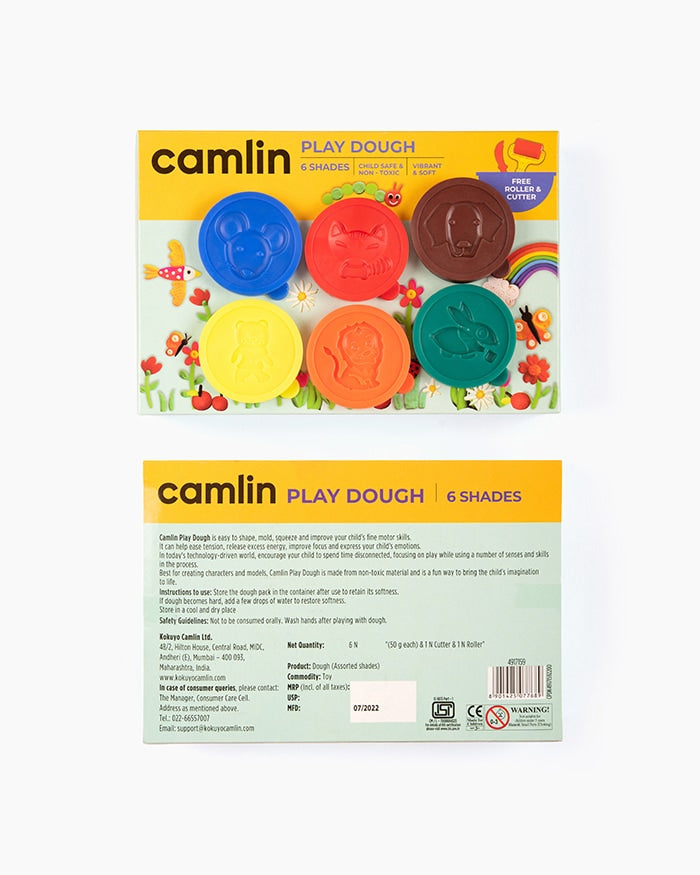 Dough 6 Shades 50 Gram Each Camlin