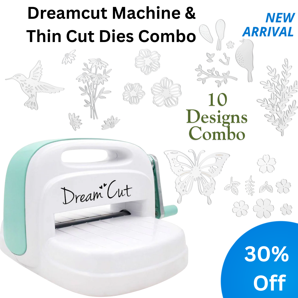 Dreamcut Machine & New Design Cutting Dies Combo - 5
