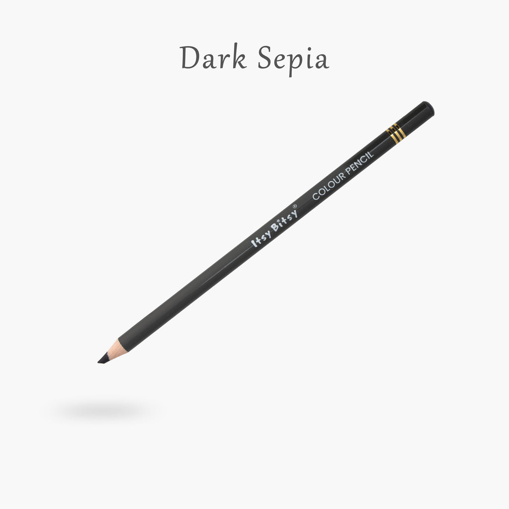 Premium Artist Colour Pencil 1pc - Dark Sepia