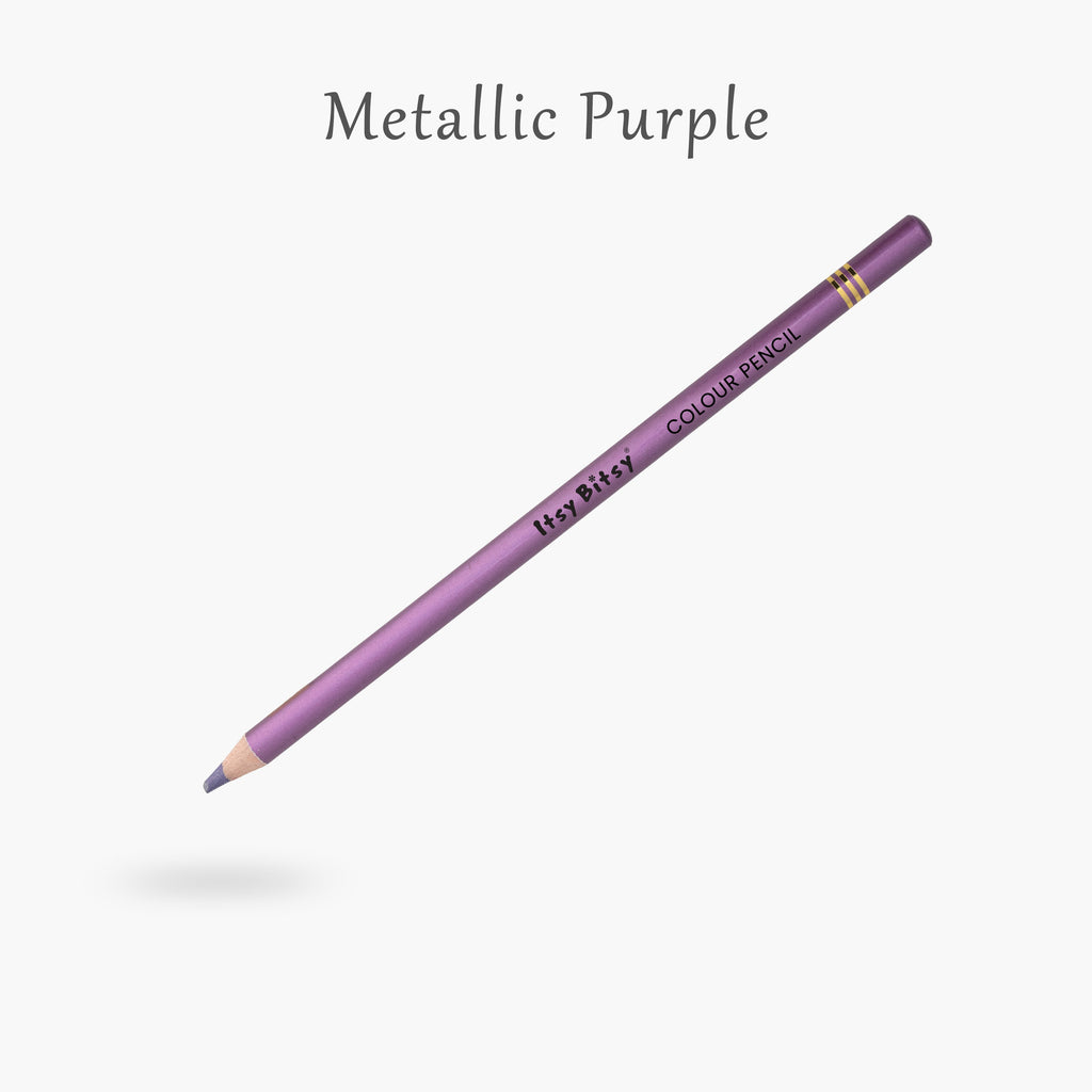 Premium Artist Metallic Colour Pencil 1pc - Metallic Purple
