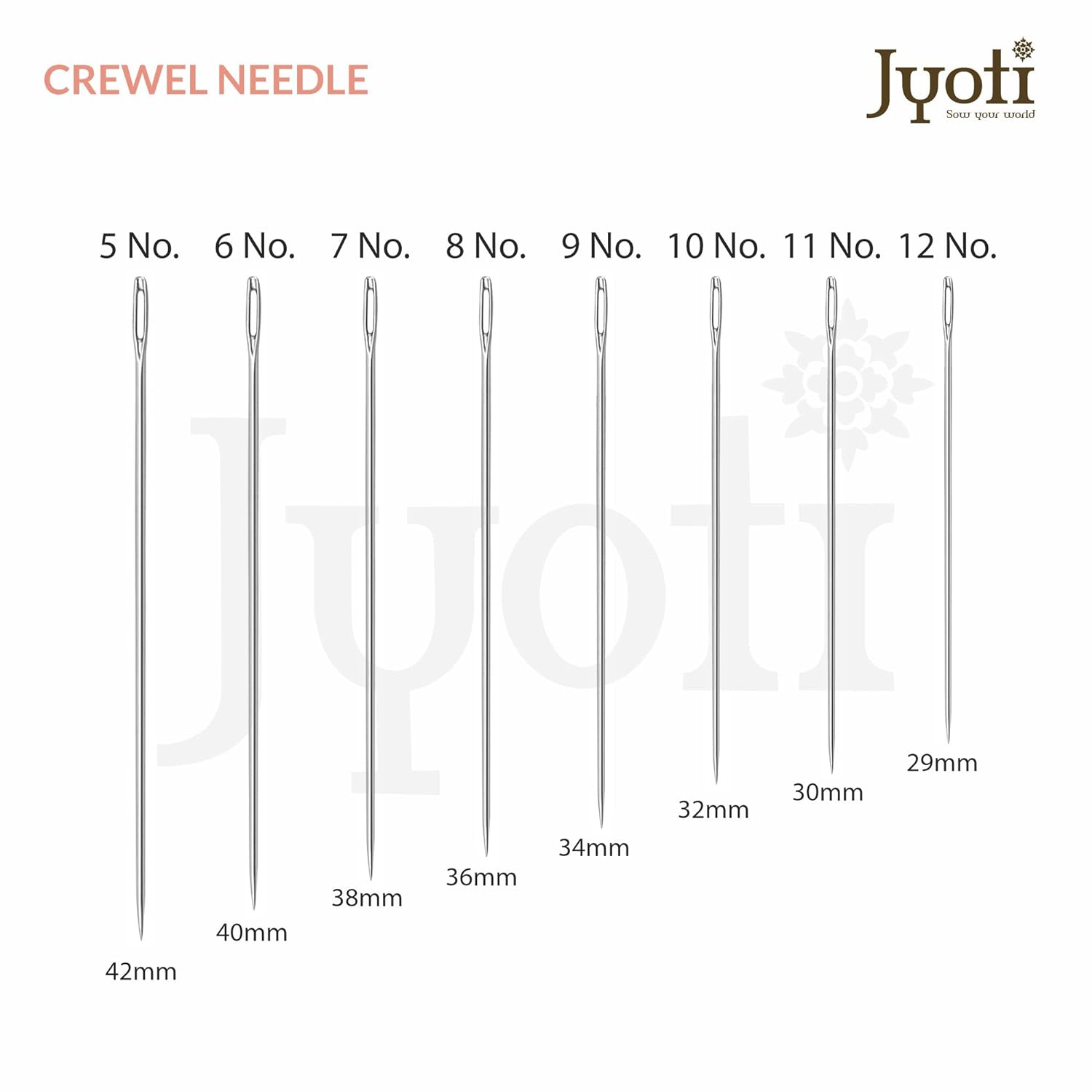 Crewel Needle No.8 20 Pc