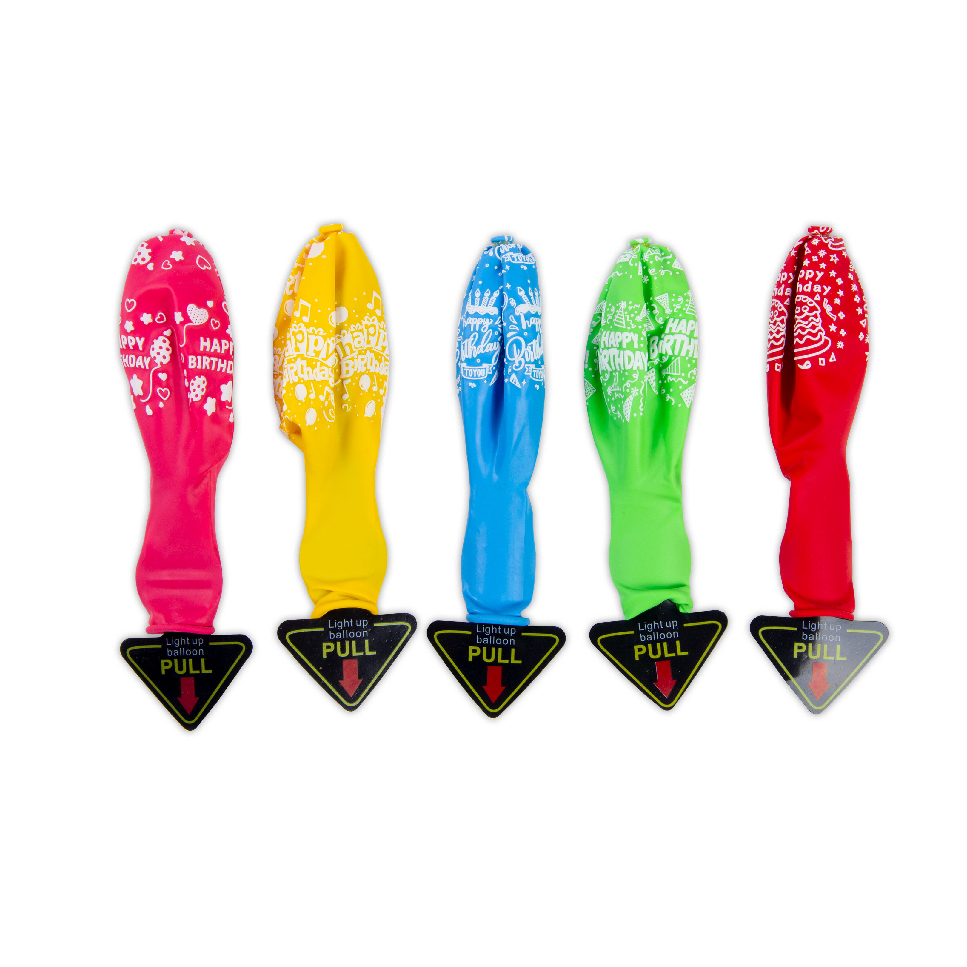 Led Balloons W/Printed 1Pk