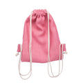 Burlap Backpack Assorted Colours L16.9 X W12.9inch 1pc